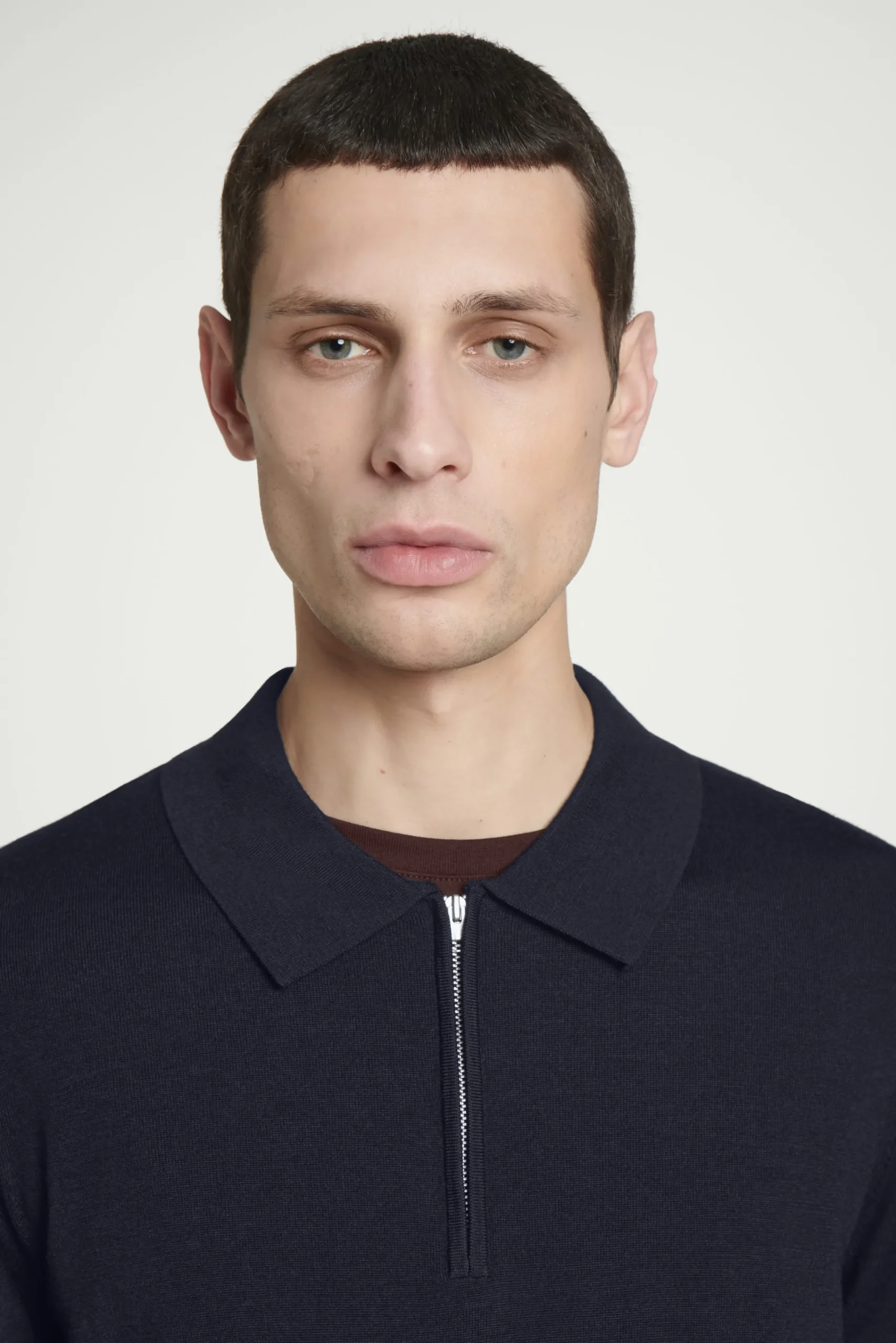 Herren COS Pullover | Strickmode*POLOSHIRT AUS MERINOWOLLE