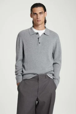 Herren COS Poloshirts | Kaschmir*POLOSHIRT AUS REINEM KASCHMIR