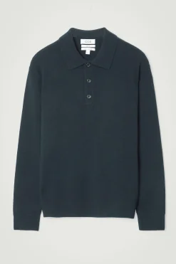 Herren COS Poloshirts | Strickmode*POLOSHIRT AUS REINEM KASCHMIR