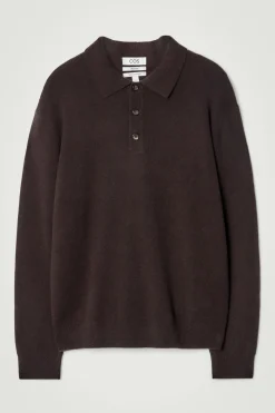 Herren COS Poloshirts | Kaschmir*POLOSHIRT AUS REINEM KASCHMIR