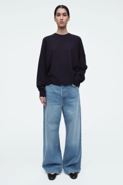 Damen COS Strickmode*PULLOVER AUS MERINOWOLLE MIT RUNDHALSAUSSCHNITT