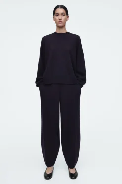 Damen COS Strickmode*PULLOVER AUS MERINOWOLLE MIT RUNDHALSAUSSCHNITT