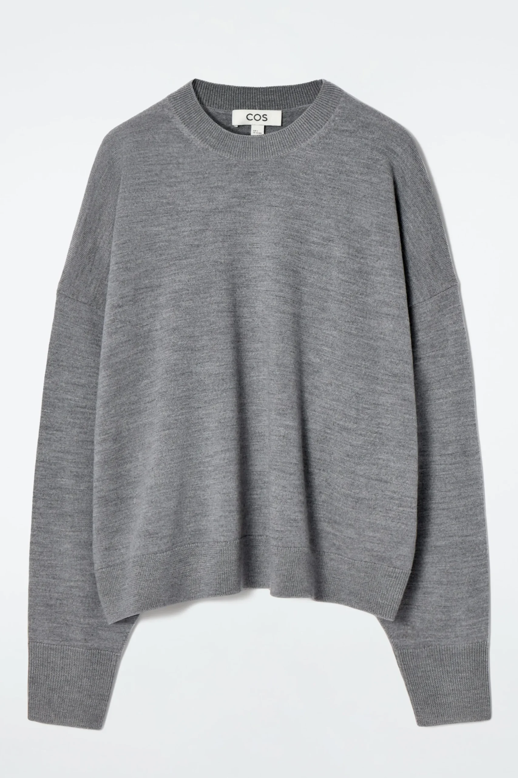 Damen COS Strickmode*PULLOVER AUS MERINOWOLLE MIT RUNDHALSAUSSCHNITT