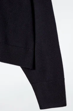 Damen COS Strickmode*PULLOVER AUS MERINOWOLLE MIT RUNDHALSAUSSCHNITT