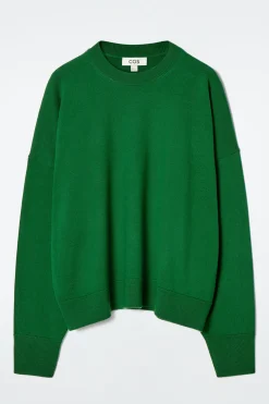 Damen COS Strickmode*PULLOVER AUS MERINOWOLLE MIT RUNDHALSAUSSCHNITT