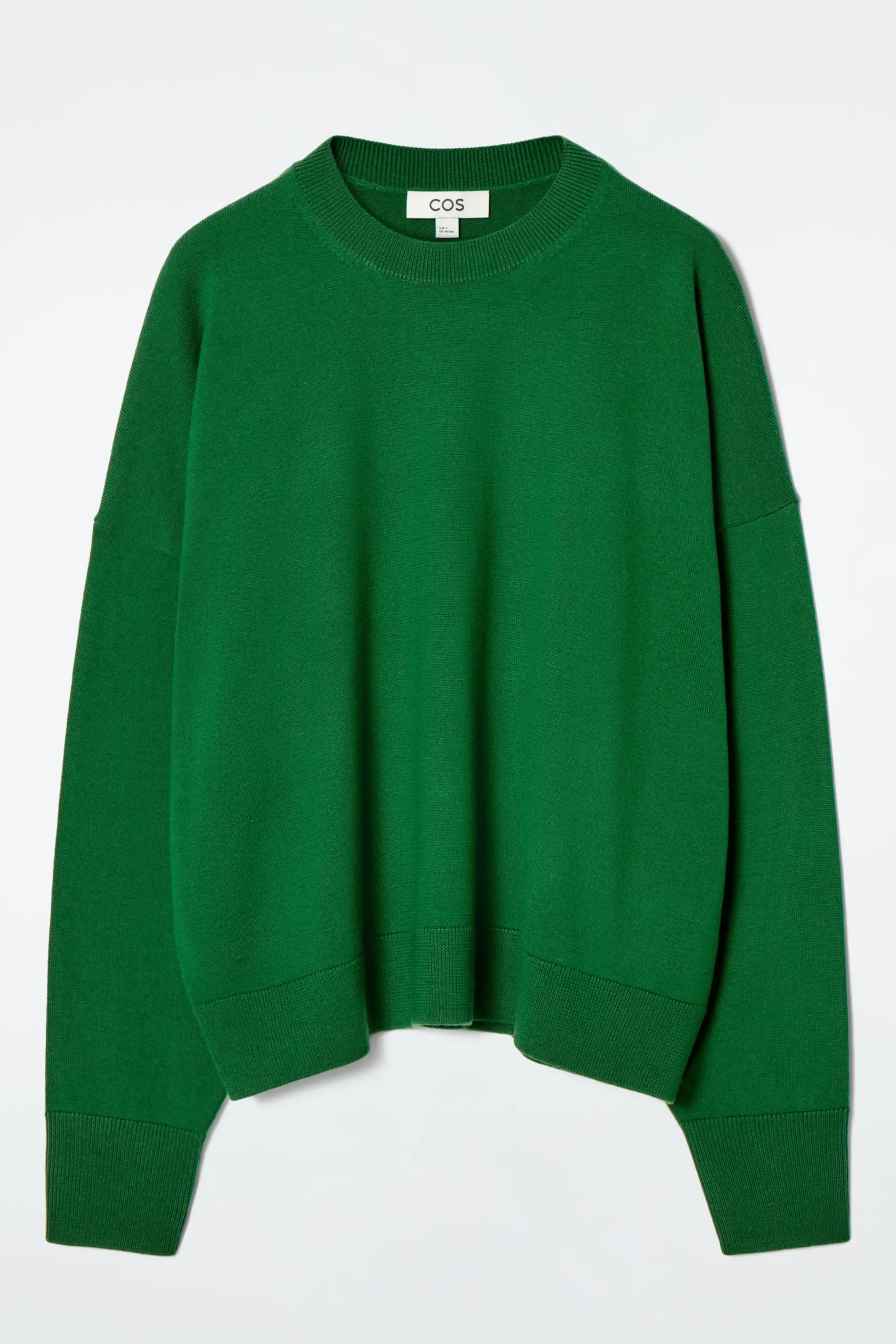 Damen COS Strickmode*PULLOVER AUS MERINOWOLLE MIT RUNDHALSAUSSCHNITT