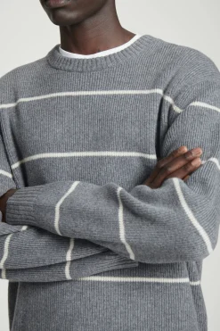 Herren COS Pullover | Strickmode*PULLOVER AUS MERINOWOLL-YAK-MIX MIT STREIFEN