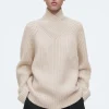 Damen COS Kaschmir | Strickmode*PULLOVER AUS REINEM KASCHMIR MIT KRAGEN
