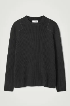 Herren COS Pullover | Strickmode*PULLOVER AUS WOLL-MIX MIT AUFNÄHERN