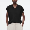 Damen COS Oberteile | Strickmode*PULLUNDER AUS DOUBLEFACE-WOLLE MIT V-AUSSCHNITT