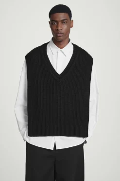 Herren COS Pullover | Kaschmir*PULLUNDER AUS WOLLE UND KASCHMIR MIT V-AUSSCHNITT