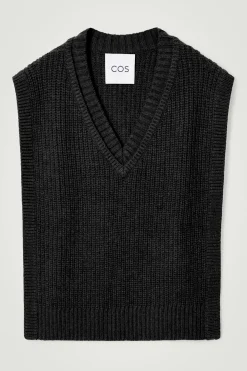 Herren COS Pullover | Kaschmir*PULLUNDER AUS WOLLE UND KASCHMIR MIT V-AUSSCHNITT