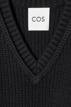 Herren COS Pullover | Kaschmir*PULLUNDER AUS WOLLE UND KASCHMIR MIT V-AUSSCHNITT