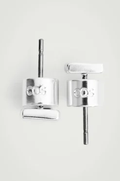 Herren COS Schmuck*RECHTECKIGE OHRSTECKER