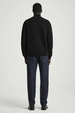 Herren COS Pullover | Kaschmir*REINER KASCHMIRPULLOVER MIT KURZEM REISSVERSCHLUSS