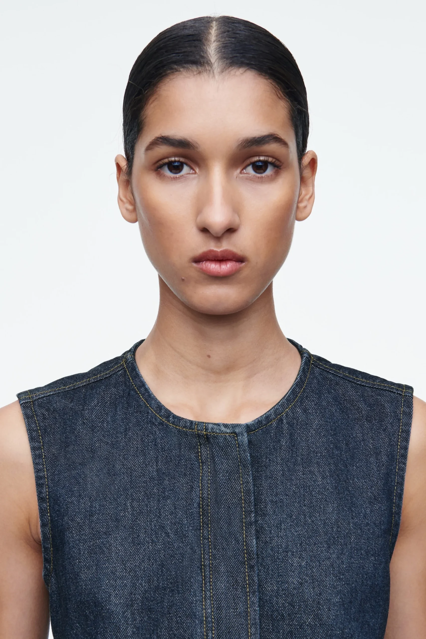 Damen COS Hemden & Blusen | Oberteile*ÄRMELLOSES DENIM-TOP