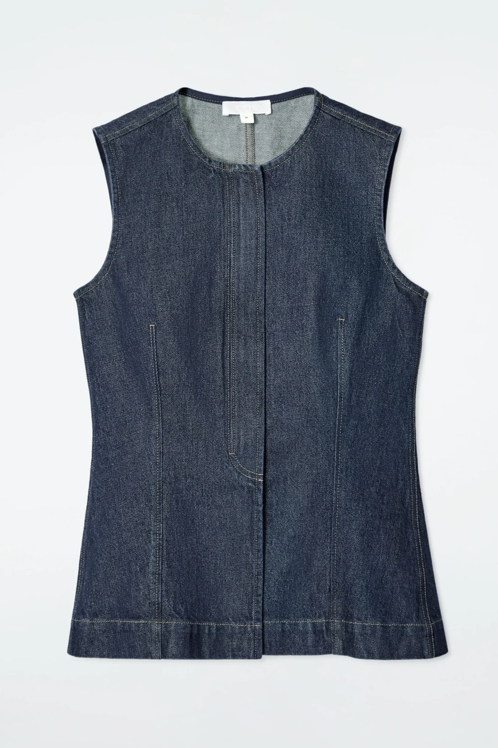 Damen COS Hemden & Blusen | Oberteile*ÄRMELLOSES DENIM-TOP