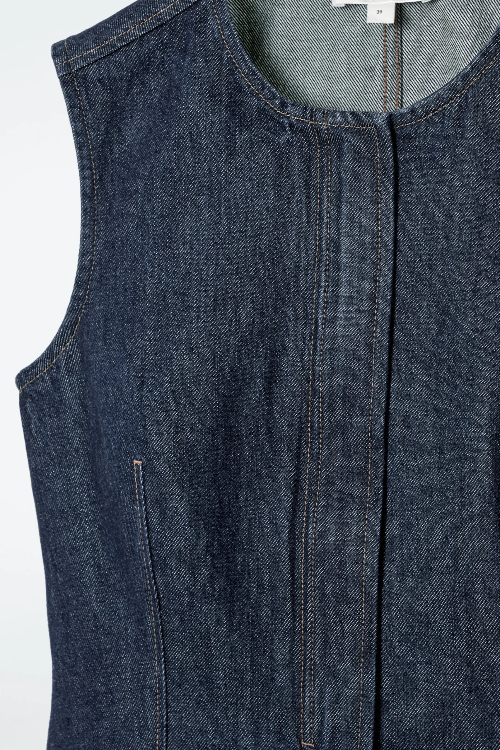 Damen COS Hemden & Blusen | Oberteile*ÄRMELLOSES DENIM-TOP