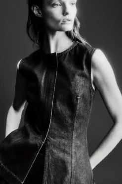 Damen COS Hemden & Blusen | Oberteile*ÄRMELLOSES DENIM-TOP