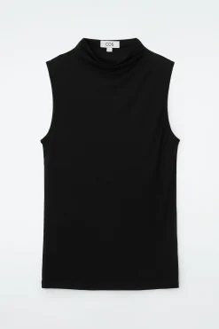 Damen COS Oberteile*ÄRMELLOSES TANKTOP MIT HOHEM KRAGEN