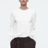 Damen COS T-Shirts | Oberteile*SCHLICHTES LANGARMSHIRT MIT NORMALER PASSFORM
