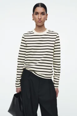 Damen COS T-Shirts | Oberteile*SCHLICHTES LANGARMSHIRT MIT NORMALER PASSFORM