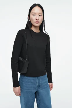 Damen COS T-Shirts | Oberteile*SCHLICHTES LANGARMSHIRT MIT NORMALER PASSFORM