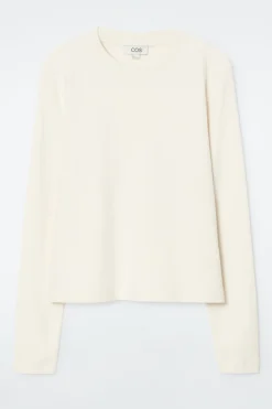 Damen COS T-Shirts | Oberteile*SCHLICHTES LANGARMSHIRT MIT NORMALER PASSFORM
