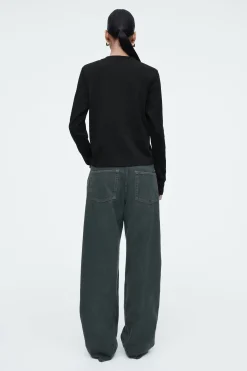 Damen COS T-Shirts | Oberteile*SCHLICHTES LANGARMSHIRT MIT NORMALER PASSFORM