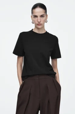 Damen COS T-Shirts | Oberteile*SCHLICHTES T-SHIRT MIT NORMALER PASSFORM