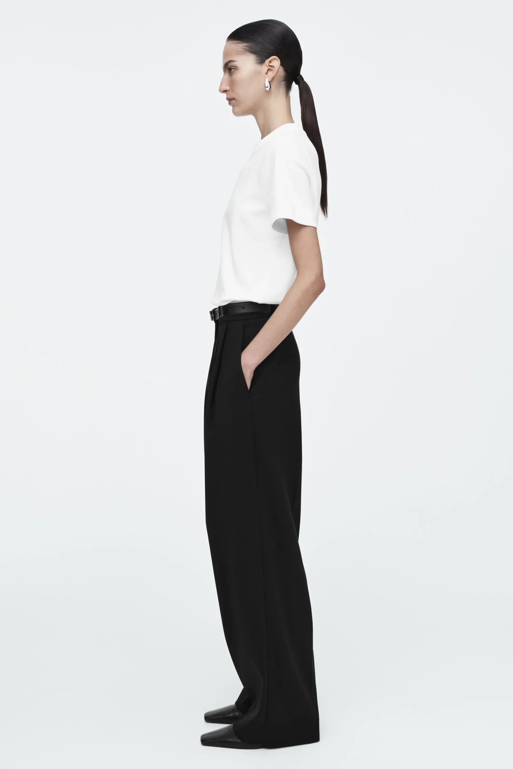Damen COS T-Shirts | Oberteile*SCHLICHTES T-SHIRT MIT NORMALER PASSFORM