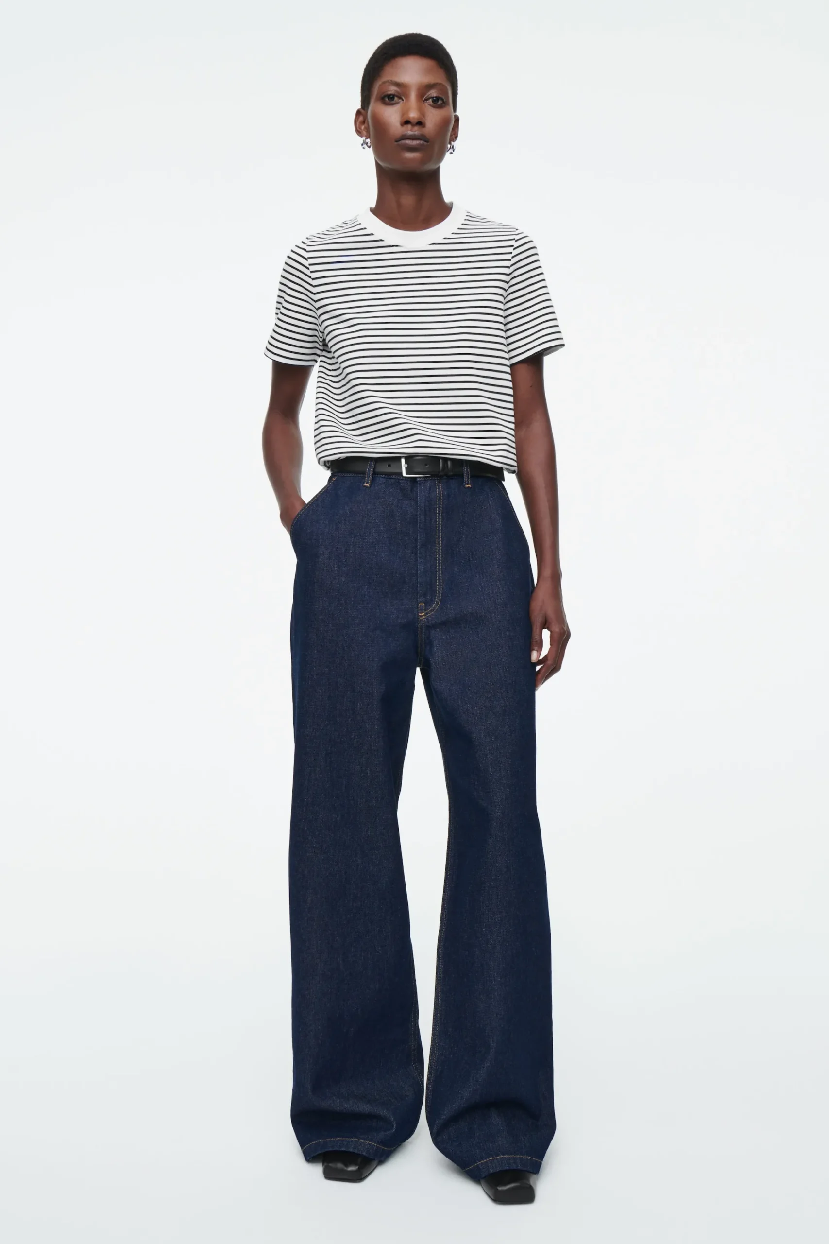 Damen COS T-Shirts | Oberteile*SCHLICHTES T-SHIRT MIT NORMALER PASSFORM