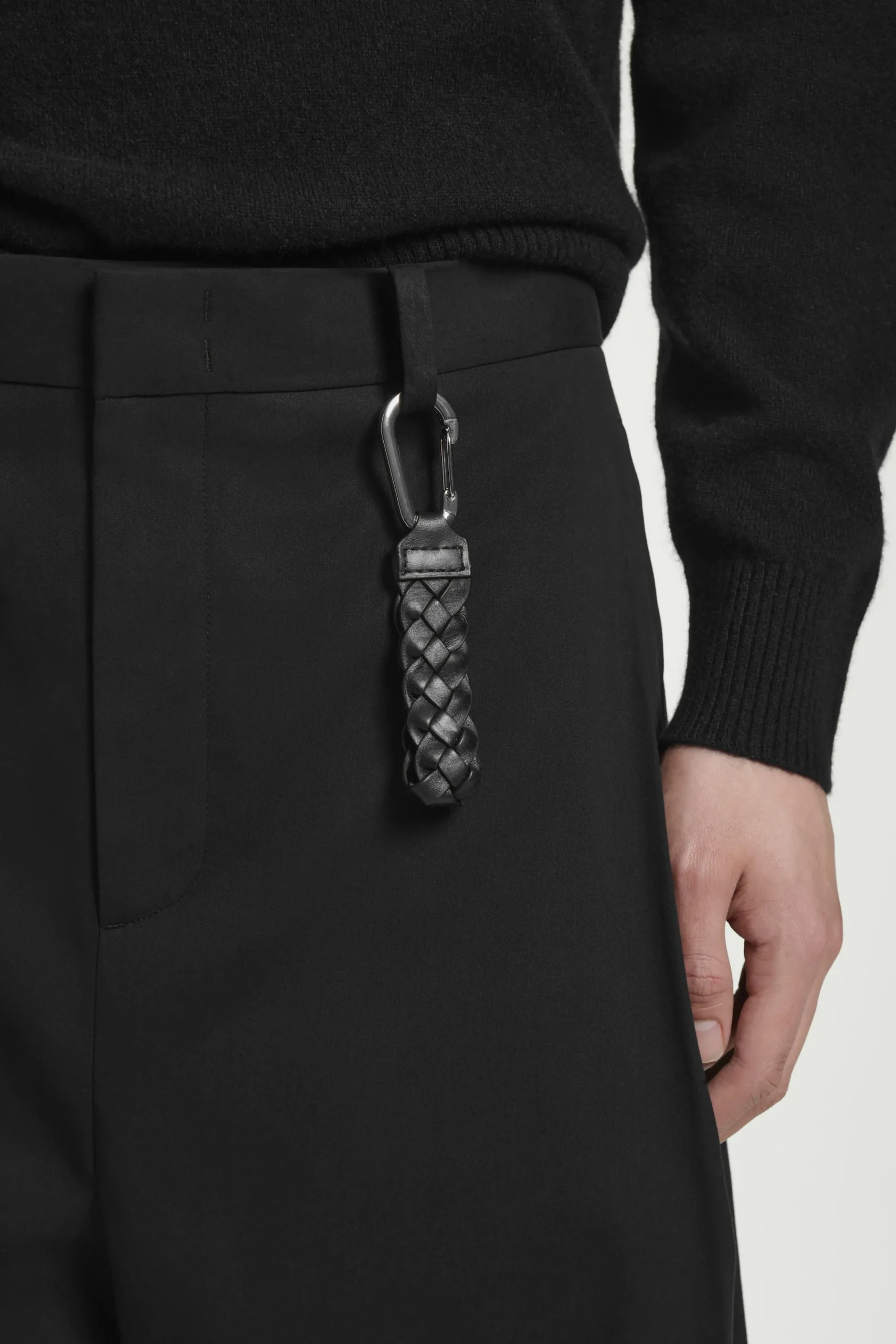 Herren COS Kleine Lederwaren | Taschen & Portemonnaies*SCHLÜSSELANHÄNGER AUS GEFLOCHTENEM LEDER