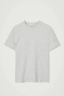 Herren COS T-Shirts & Tanktops*SCHMAL GESCHNITTENES GERIPPTES BAUMWOLL-T-SHIRT