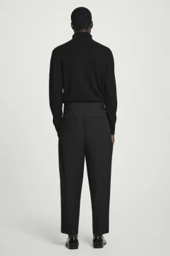 Herren COS Anzüge | Hosen*SCHMAL ZULAUFENDE HOSE AUS WOLL-HOPSACK MIT GÜRTEL