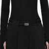 Damen COS Gürtel | Accessoires Aus Leder*SCHMALER LEDERGÜRTEL MIT RIEGELDETAIL