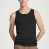 Herren COS T-Shirts & Tanktops*SCHMALES GERIPPTES TANKTOP AUS BAUMWOLLE
