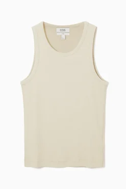 Herren COS T-Shirts & Tanktops*SCHMALES GERIPPTES TANKTOP AUS BAUMWOLLE