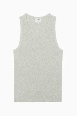 Herren COS T-Shirts & Tanktops*SCHMALES GERIPPTES TANKTOP AUS BAUMWOLLE