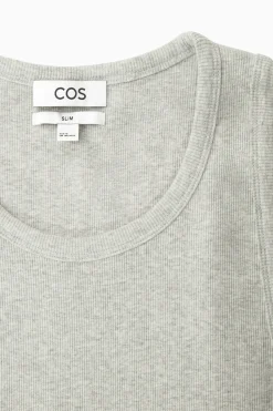 Herren COS T-Shirts & Tanktops*SCHMALES GERIPPTES TANKTOP AUS BAUMWOLLE
