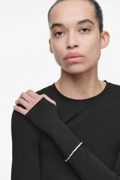 Damen COS Oberteile*SCHMALES LEICHTES LANGARMSHIRT