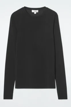Damen COS Oberteile*SCHMALES LEICHTES LANGARMSHIRT