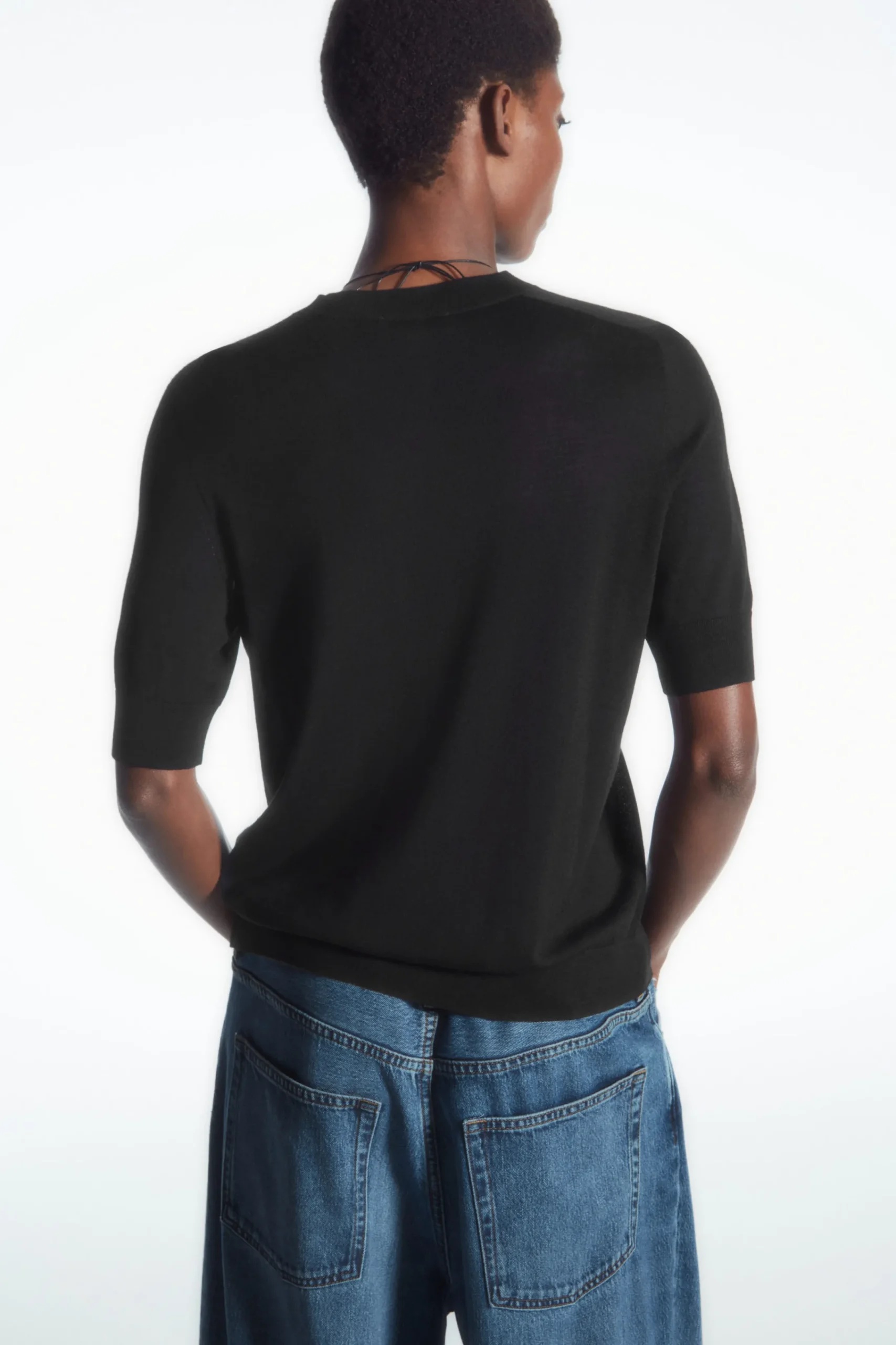 Damen COS T-Shirts | Oberteile*SCHMALES T-SHIRT AUS MERINOWOLLE