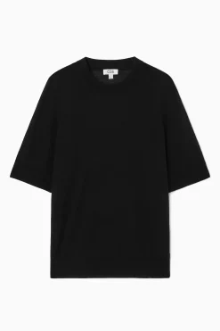 Damen COS T-Shirts | Oberteile*SCHMALES T-SHIRT AUS MERINOWOLLE