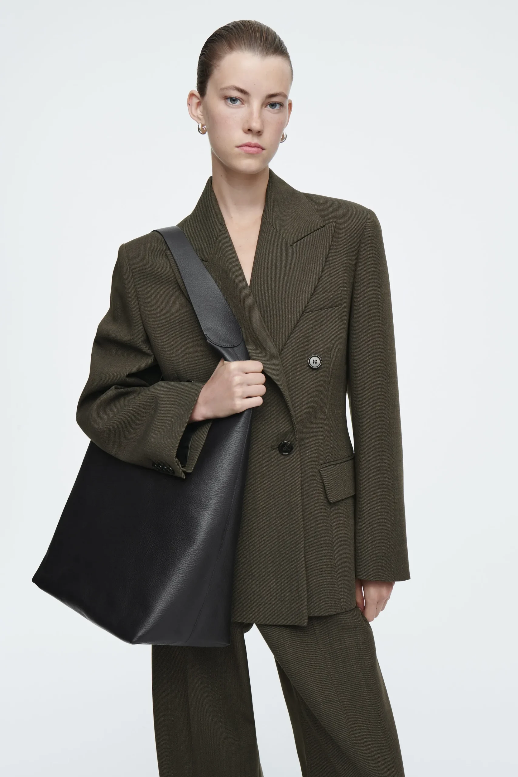 Damen COS Taschen*SERIF TOTE BAG - LEDER