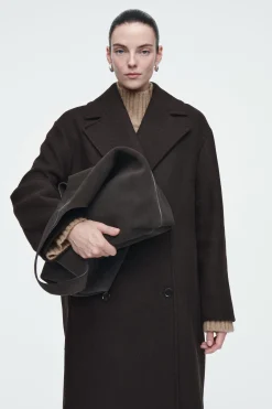 Damen COS Taschen*SERIF TOTE BAG - VELOURSLEDER