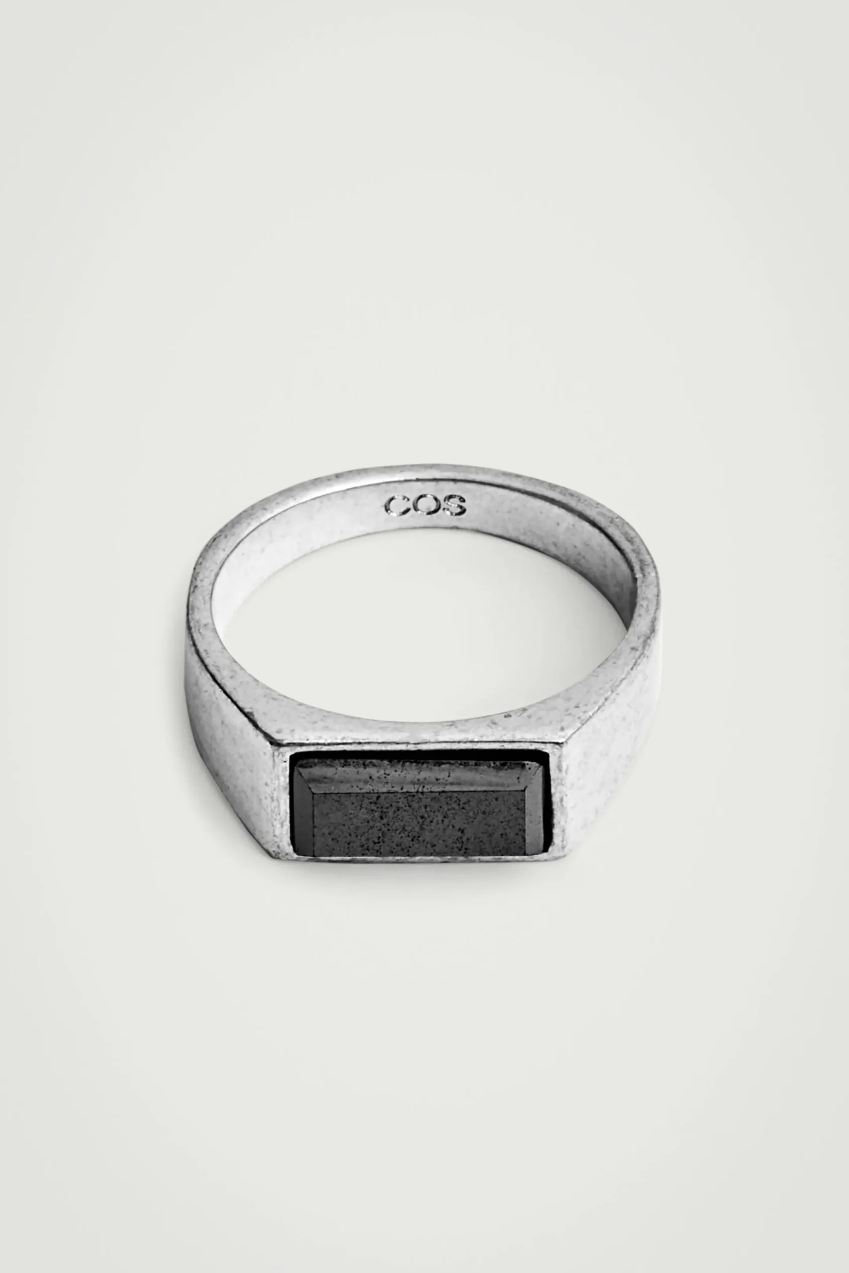 Herren COS Schmuck*SIEGELRING MIT HALBEDELSTEIN