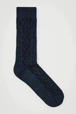 Herren COS Unterwäsche & Socken*SOCKEN MIT ARGYLE- UND ZOPFMUSTER