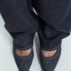 Damen COS Accessoires Aus Leder | Schuhe*SPITZE KITTEN-HEELS AUS DENIM MIT SLINGBACK-RIEMEN