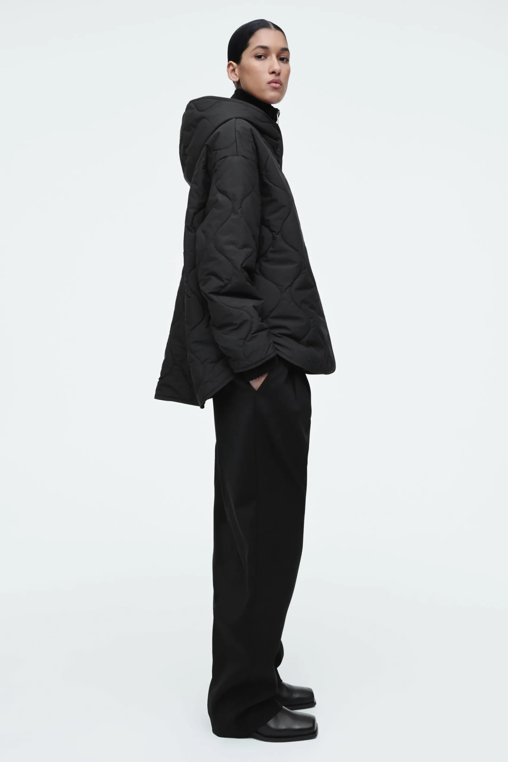 Damen COS Mäntel & Jacken*STEPPJACKE MIT STEHKRAGEN UND KAPUZE